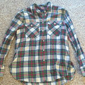 J Crew plaid shirt size 8